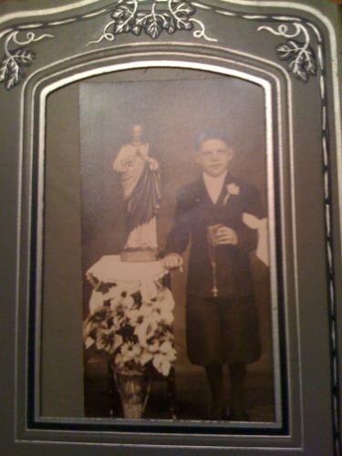 Pop Making His Communion